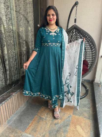 Anarkali 3 Peice Set (Style No 1112)