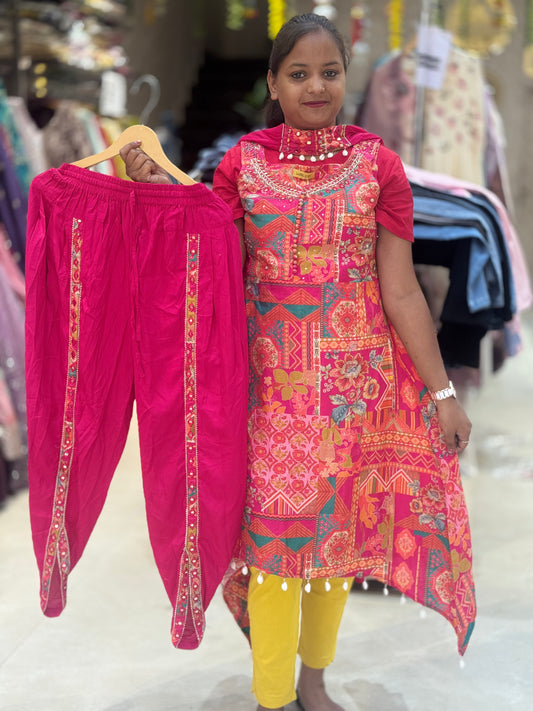 Dhoti Glam – Indo-Fusion Suit Style