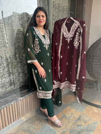 Georget Heavy Embroidery (Style No 1116)