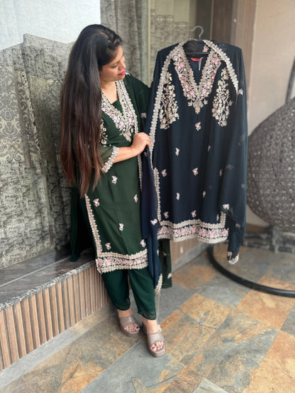 Georget Heavy Embroidery (Style No 1116)