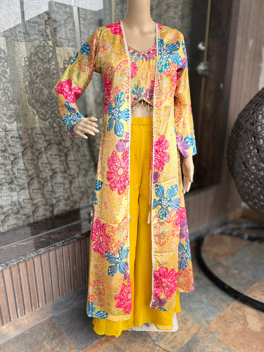 3 Peice Indo Western Divider DRESS