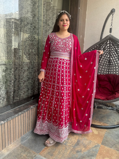 Hot Pink Lehnga (Style No 1001)