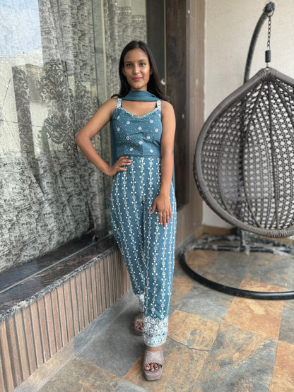 3 Piece Designer Dress (Style No 1007)