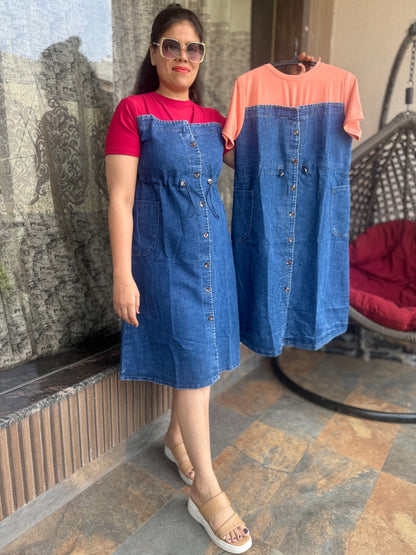 Fashionable Western Denim Dres