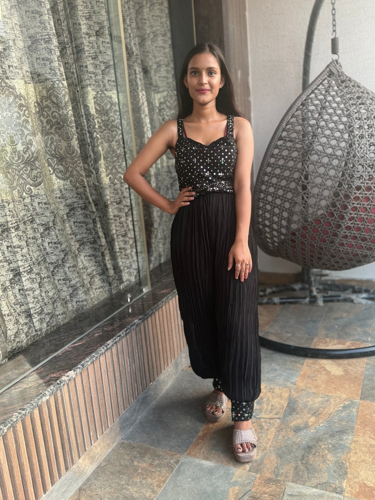 Alif Lela With Afgani Salwar(Style No 1009)