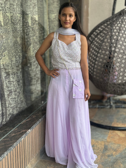 GEORGETTE LILAC DIVIDER