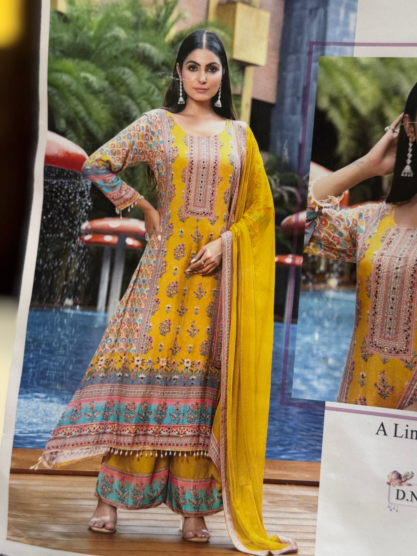 Premium Jawa Style A-Line Suit Set – 3Pc Designer Ethnic Wear