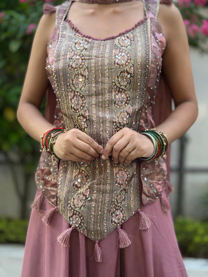 DESIGNER CORD TOP JAFFA SET