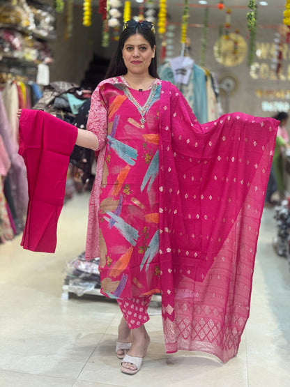 HAND EMBROIDERY WORK SUIT BY INDIPEHNAWA