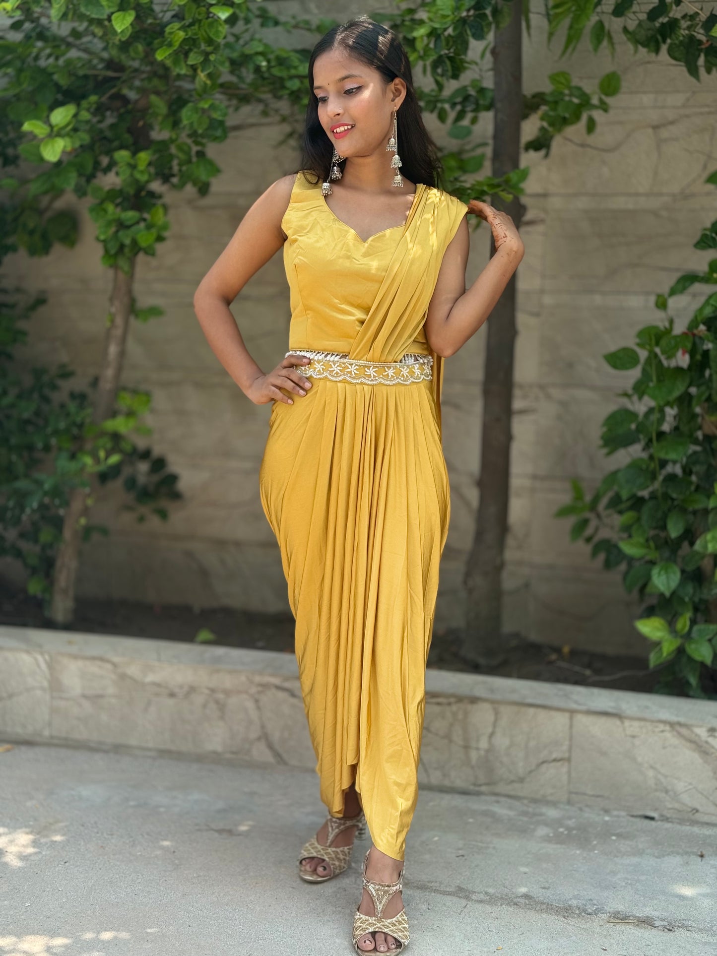 INDO-WESTREN PONCHU SAREE