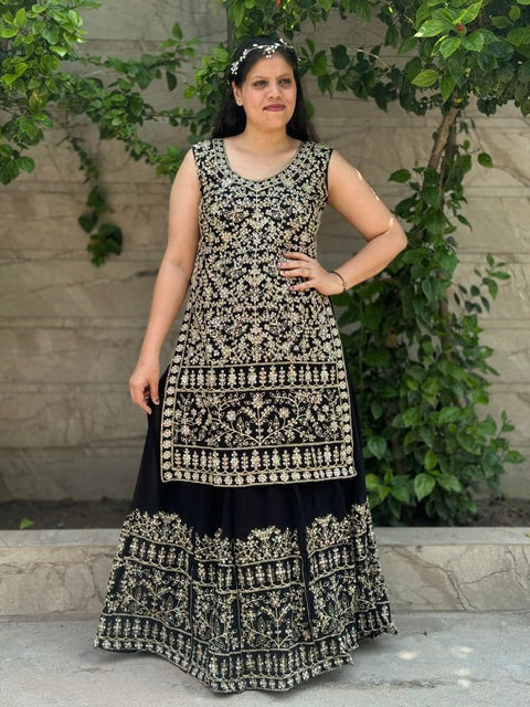 STYLISH/ELEGANT 4 PIECE LEHNGA