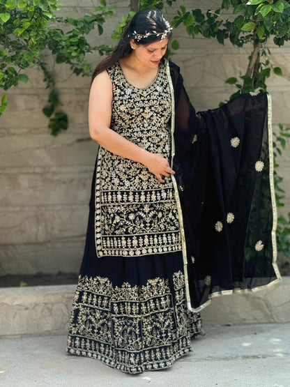 STYLISH/ELEGANT 4 PIECE LEHNGA