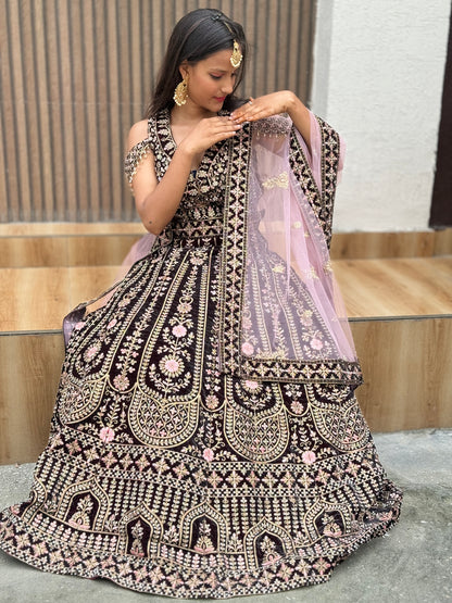 INDIPEHNAWA PREMIUM BRIDAL LEHNGA