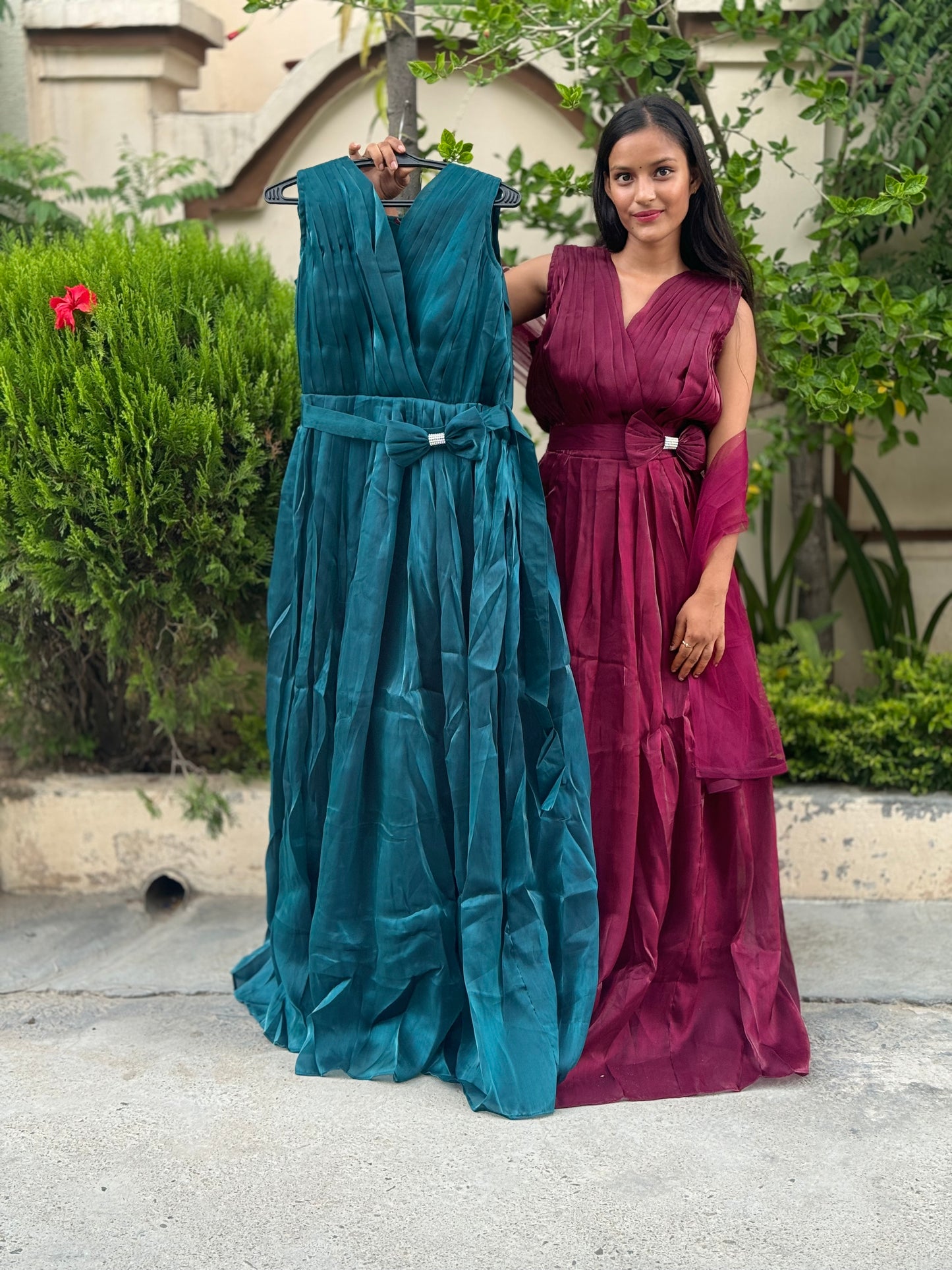 Elegant Cocktail Party Gown