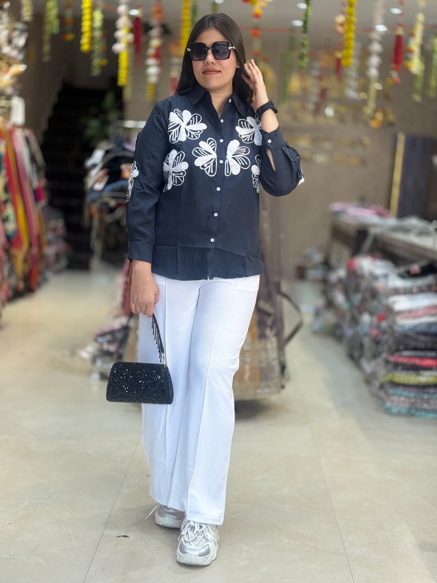 THREAD WORK FANCY SHIRTS