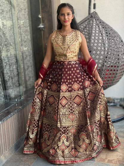 BANARSI BROCADE LEHENGA