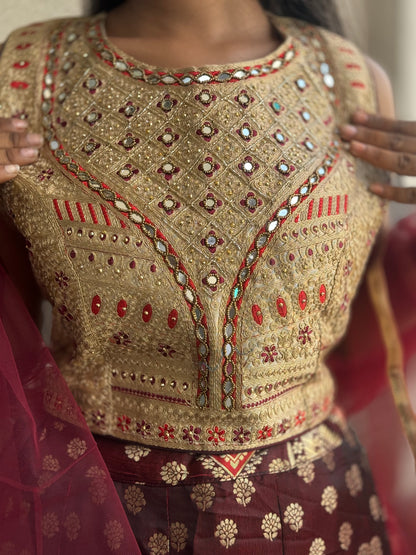BANARSI BROCADE LEHENGA