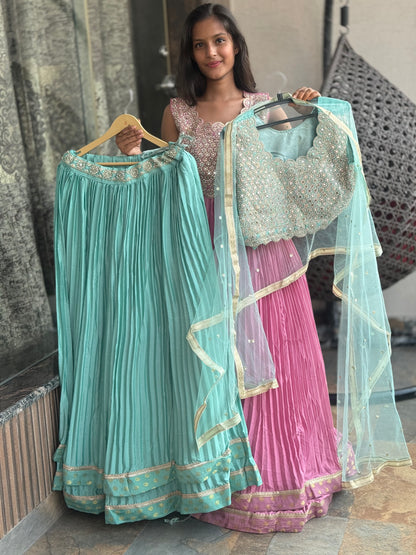 INDIPEHNAWA CHINON HEAVY PLATING LEHNGA