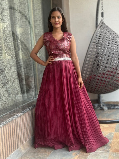 INDO WESTREN 3 PIECE SHRUG LEHNGA