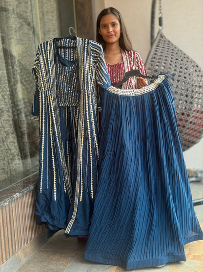 INDO WESTREN 3 PIECE SHRUG LEHNGA