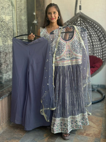 INDIPEHNAWA FULL THREAD WORK ANARKALI