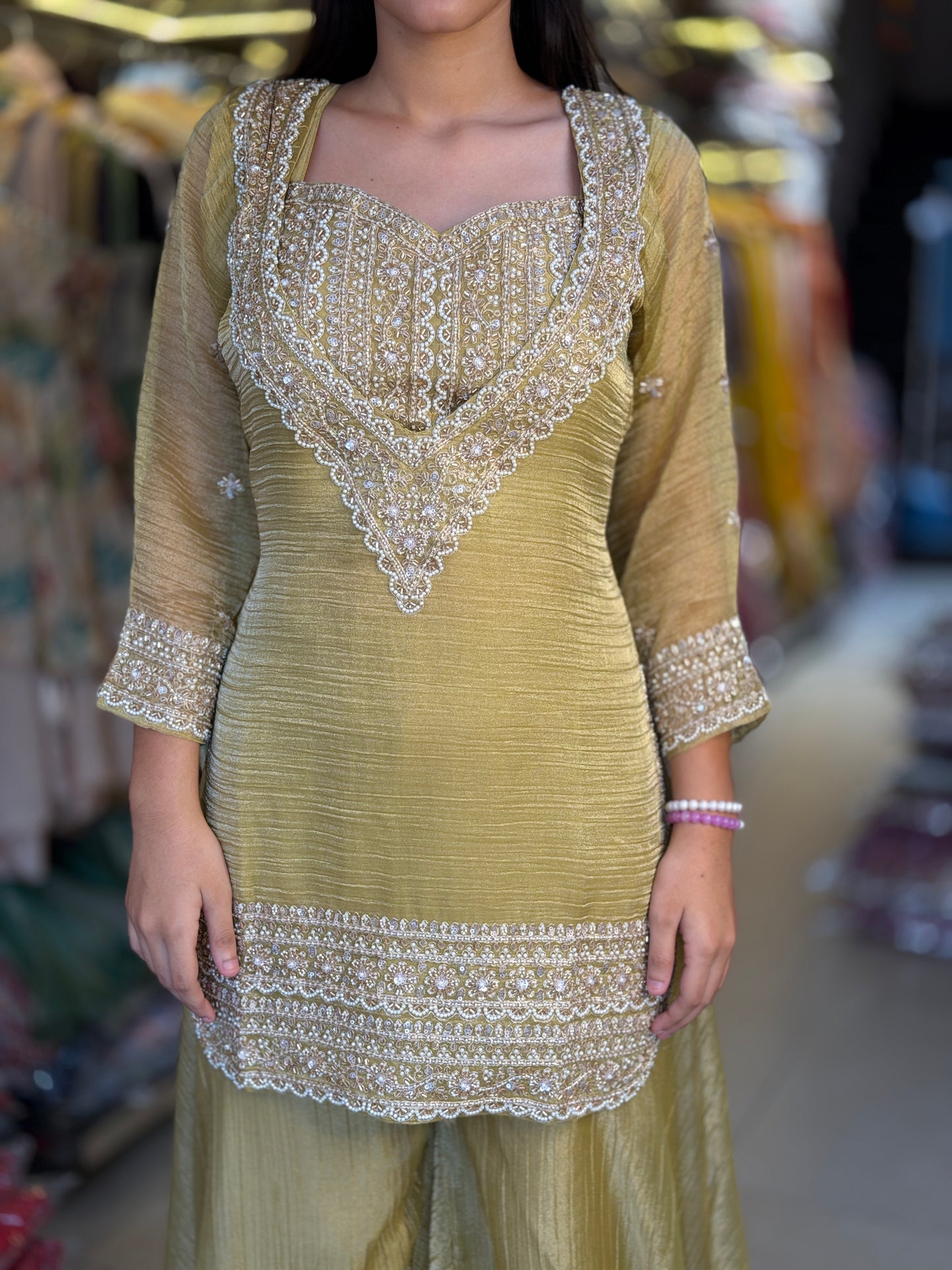 YELLOW BUSTIER DESIGN JAFFA SUIT