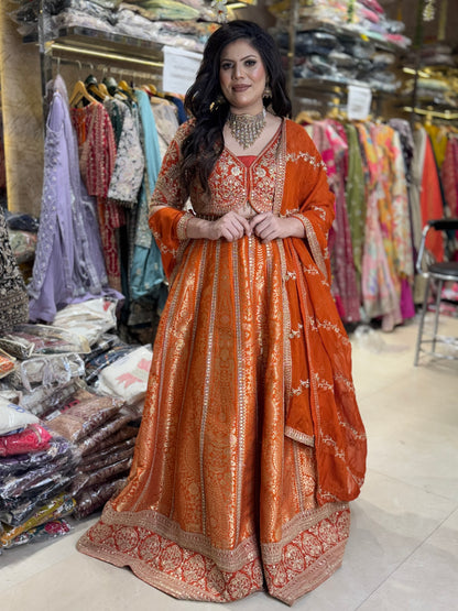 Royal Brocade Silk Lehengas – Indipehnawa’s Finest Collection