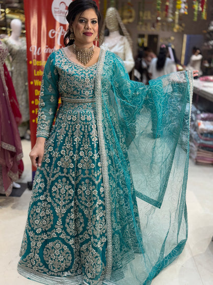 Handcrafted PEARL Work Lehengas – A Touch of Royalty BY INDIPEHNAWA