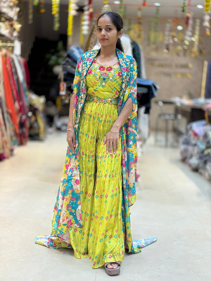 PURE CHINON MULTI THREAD AND MIRROR WORK 3 PC SET