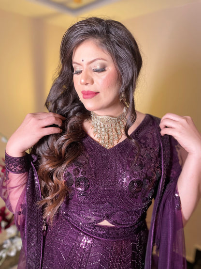 Dazzling Sequin Work Heavy Lehengas – Glamorous & Grand | Indipehnawa