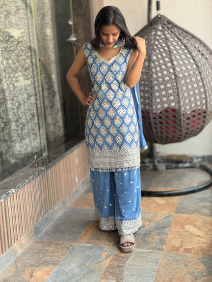 INDIPEHNAWA PAKISTANI PLAZO SET