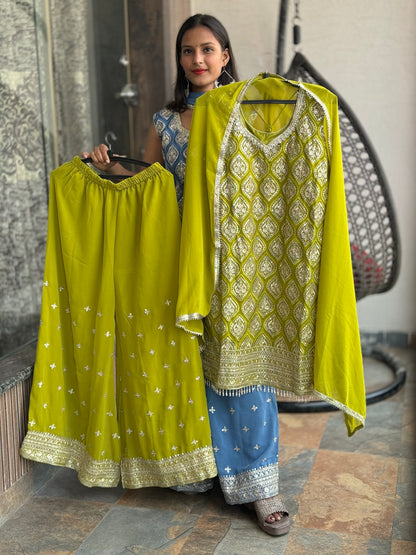 INDIPEHNAWA PAKISTANI PLAZO SET