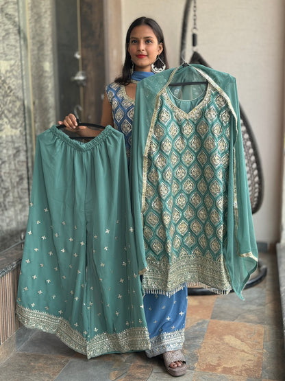 INDIPEHNAWA PAKISTANI PLAZO SET