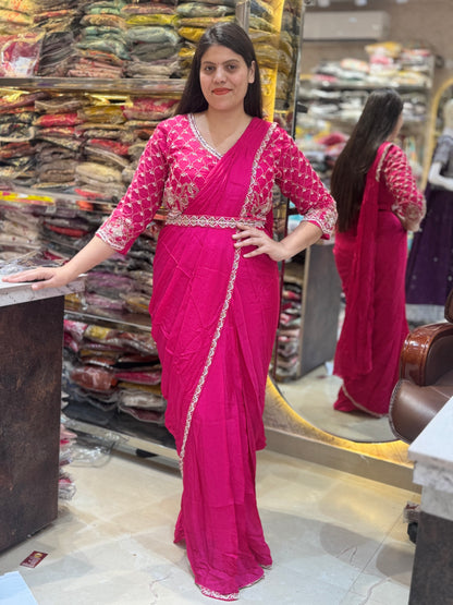 HOT PINK PREMIUM SILK