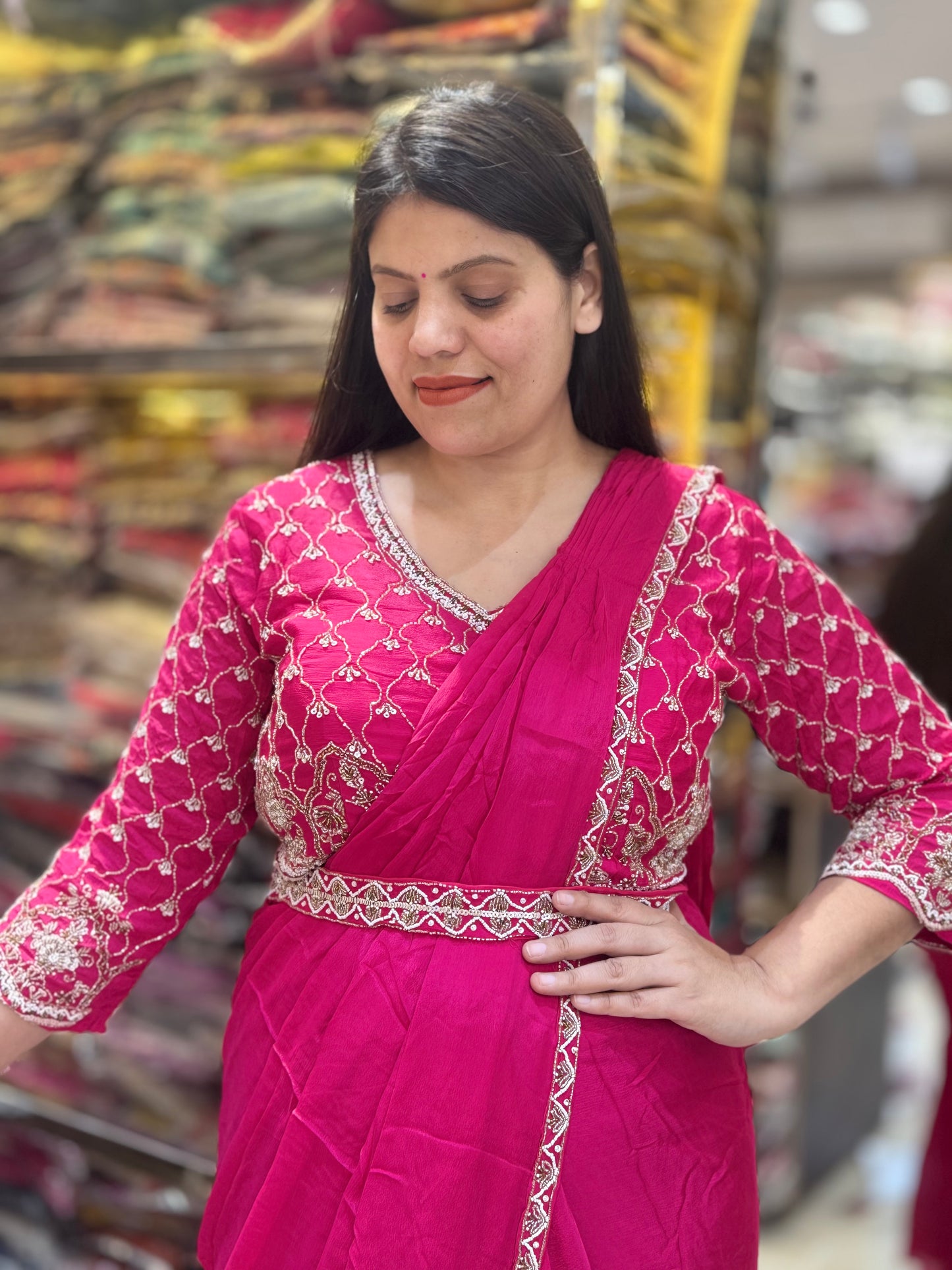 HOT PINK PREMIUM SILK