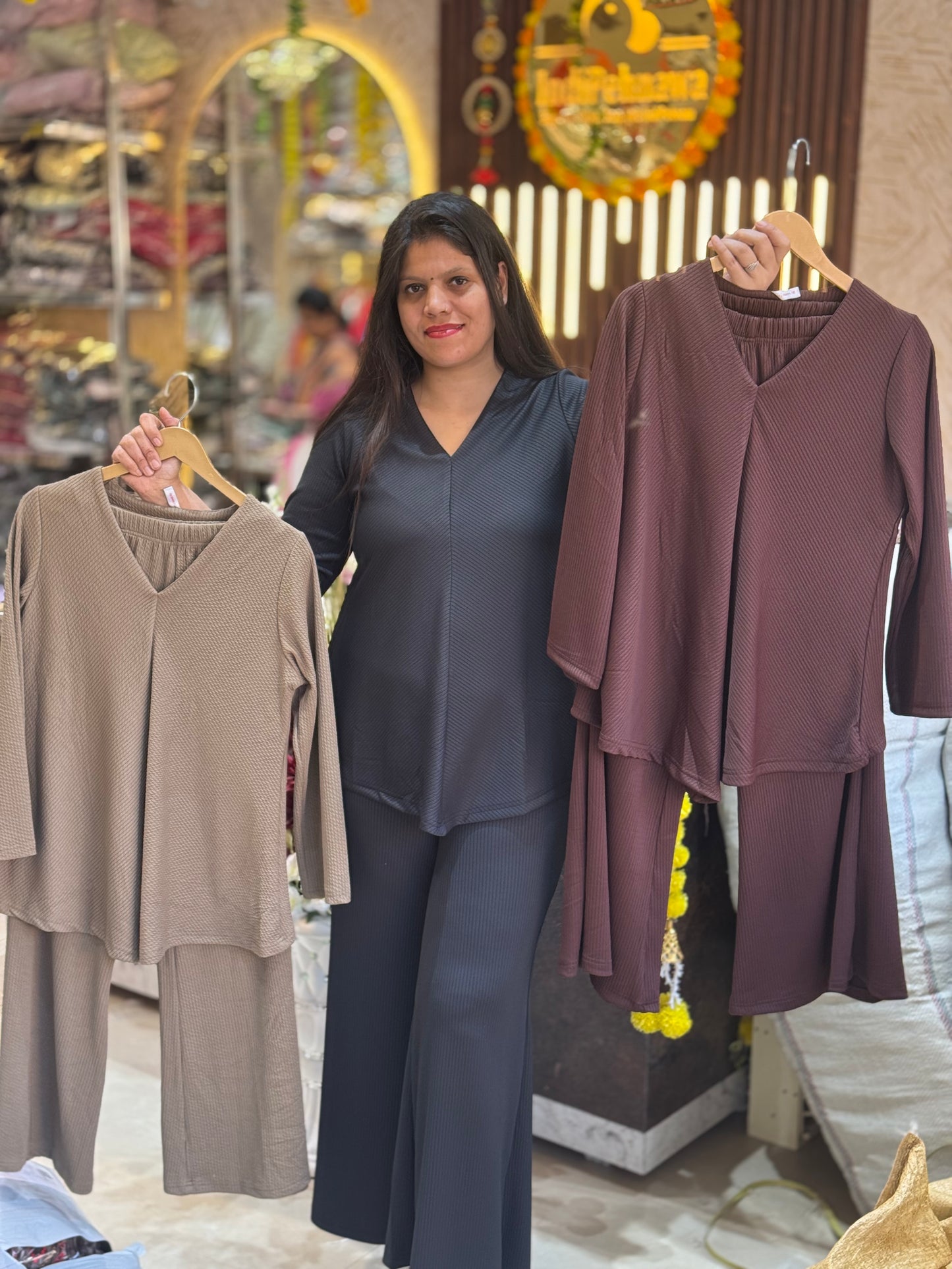 Indipehnawa Warm & Trendy Winter Co-ord Set