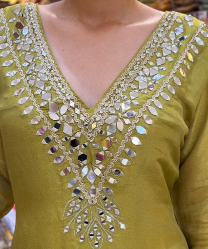 NEON PREMIUM MIRROR DESIGN POTLI DESIGN SUIT