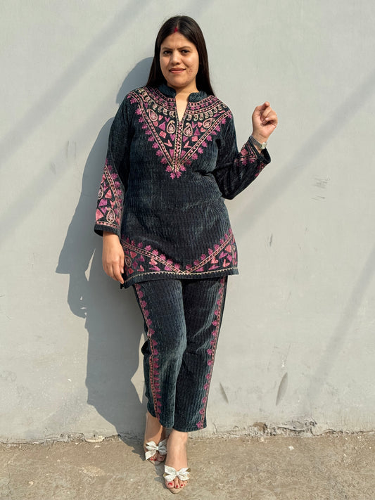 PREMIUM CRUSH VELVET DESIGNER CORDSET