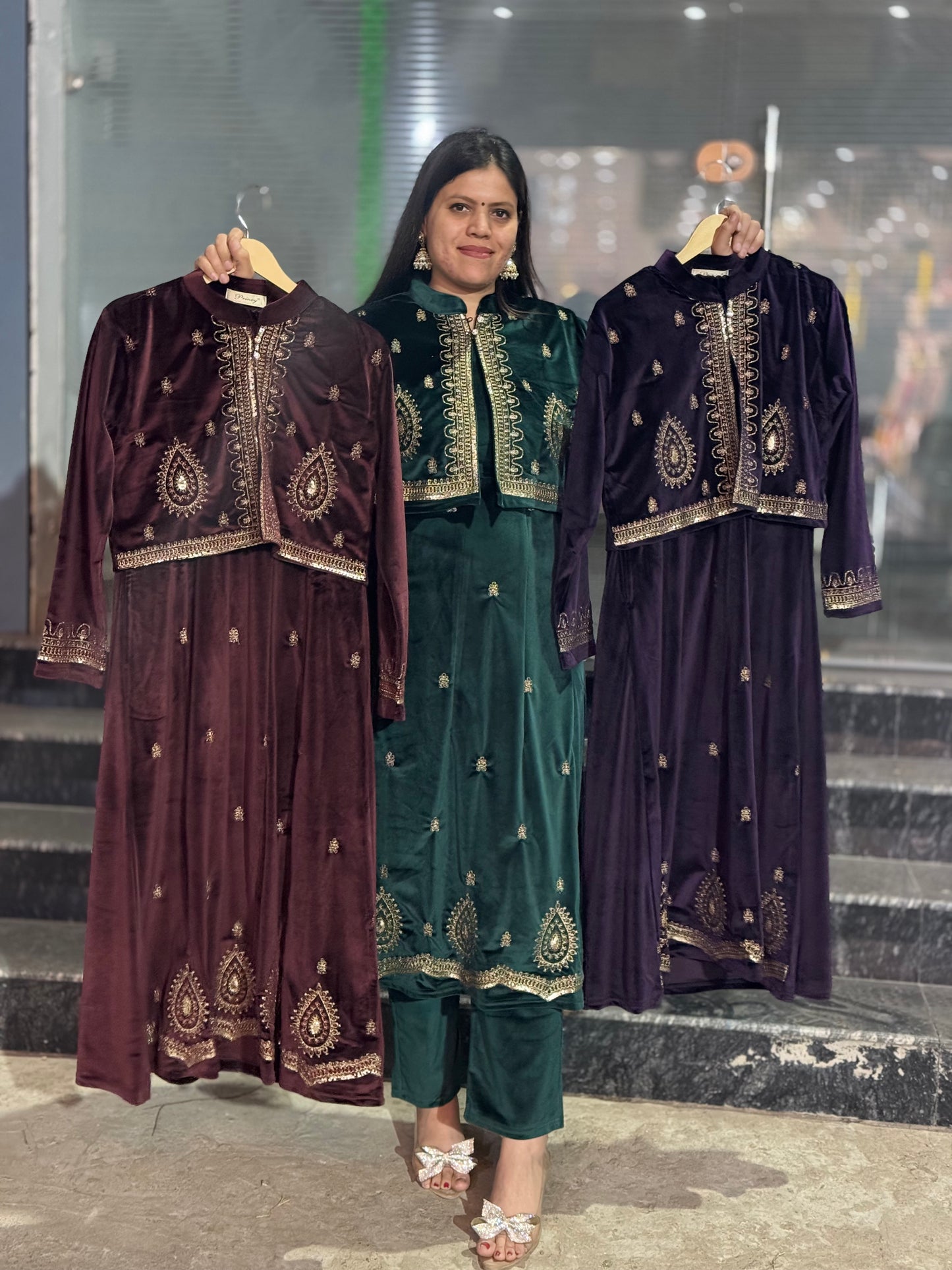 PREMIUM ANARKALI SUIT WITH JACKET