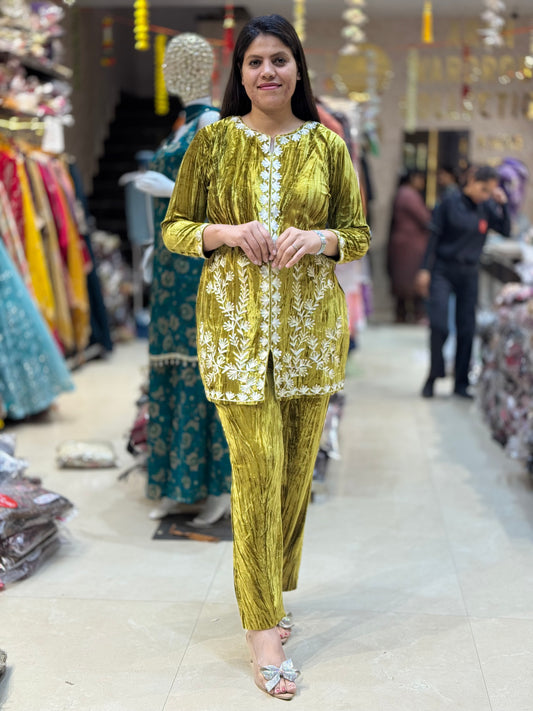 NEON PREMIUM VELVET CORDSET