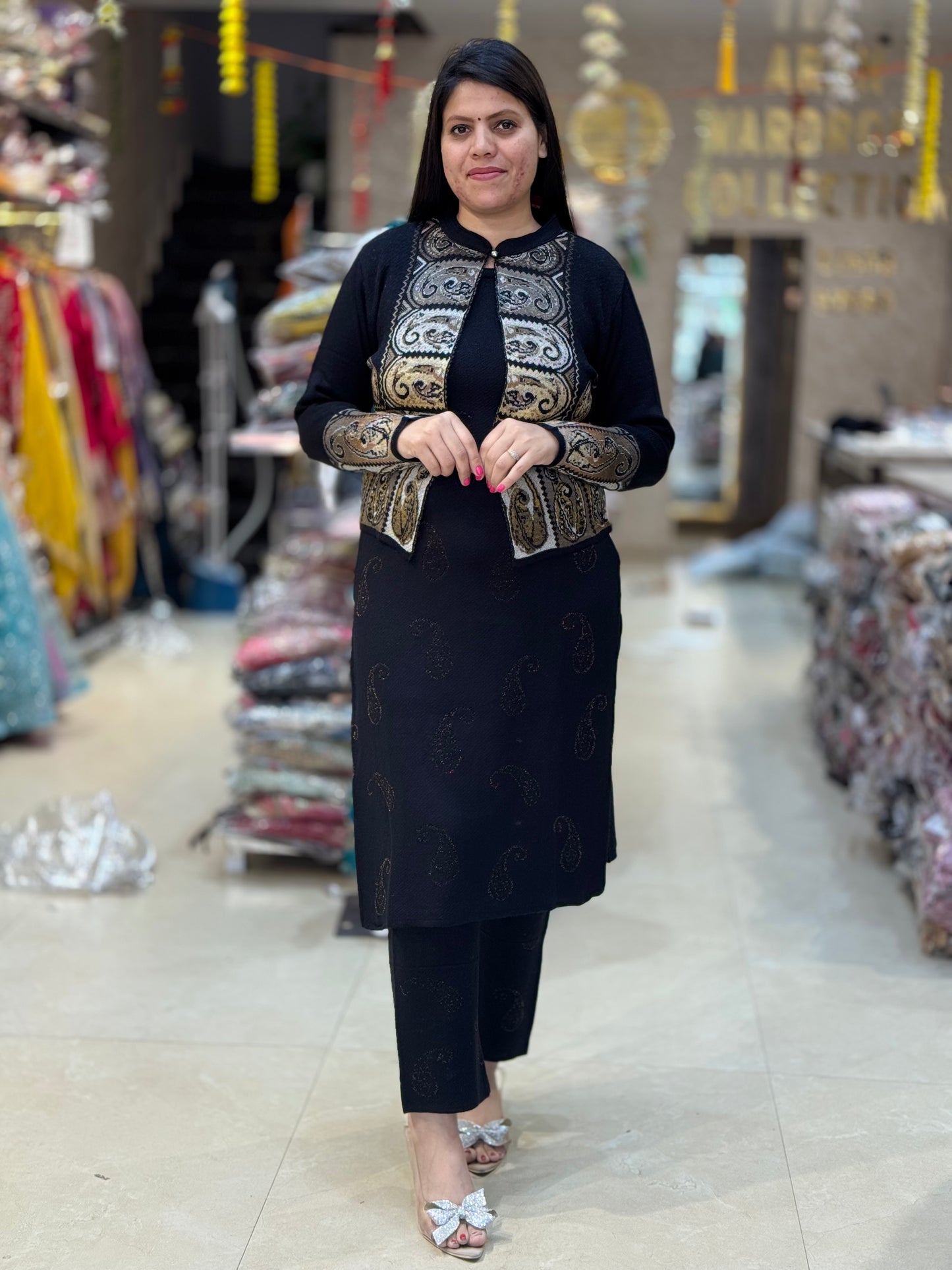 PREMIUM WOOL SHORT JAKET 3 PC CORDSET