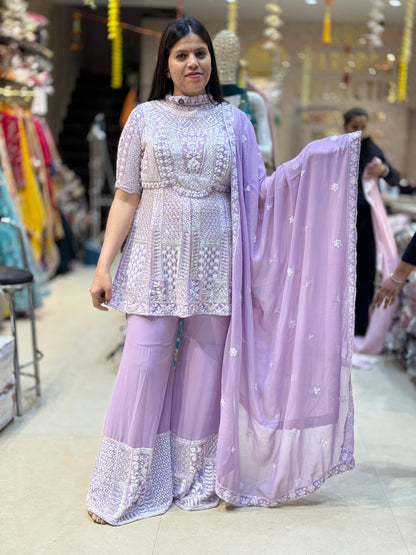 WEDDING WEAR PEARL JAFFA SUIT