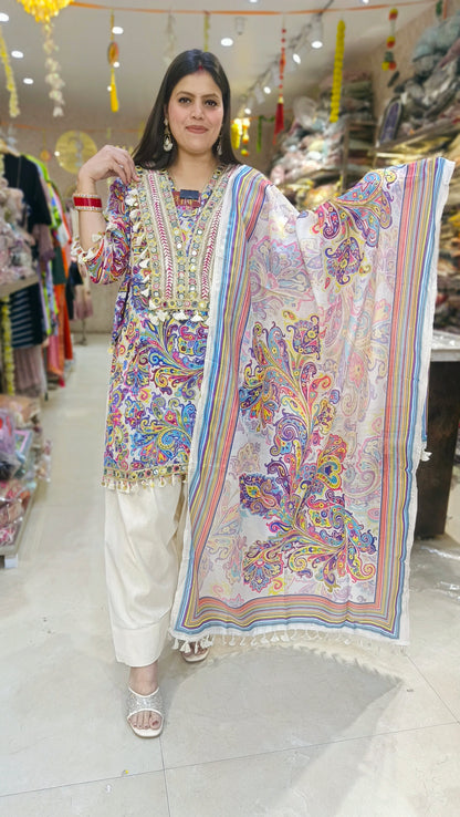 Purple Premium VIRAL FARSHI SALWAR Design Number 2