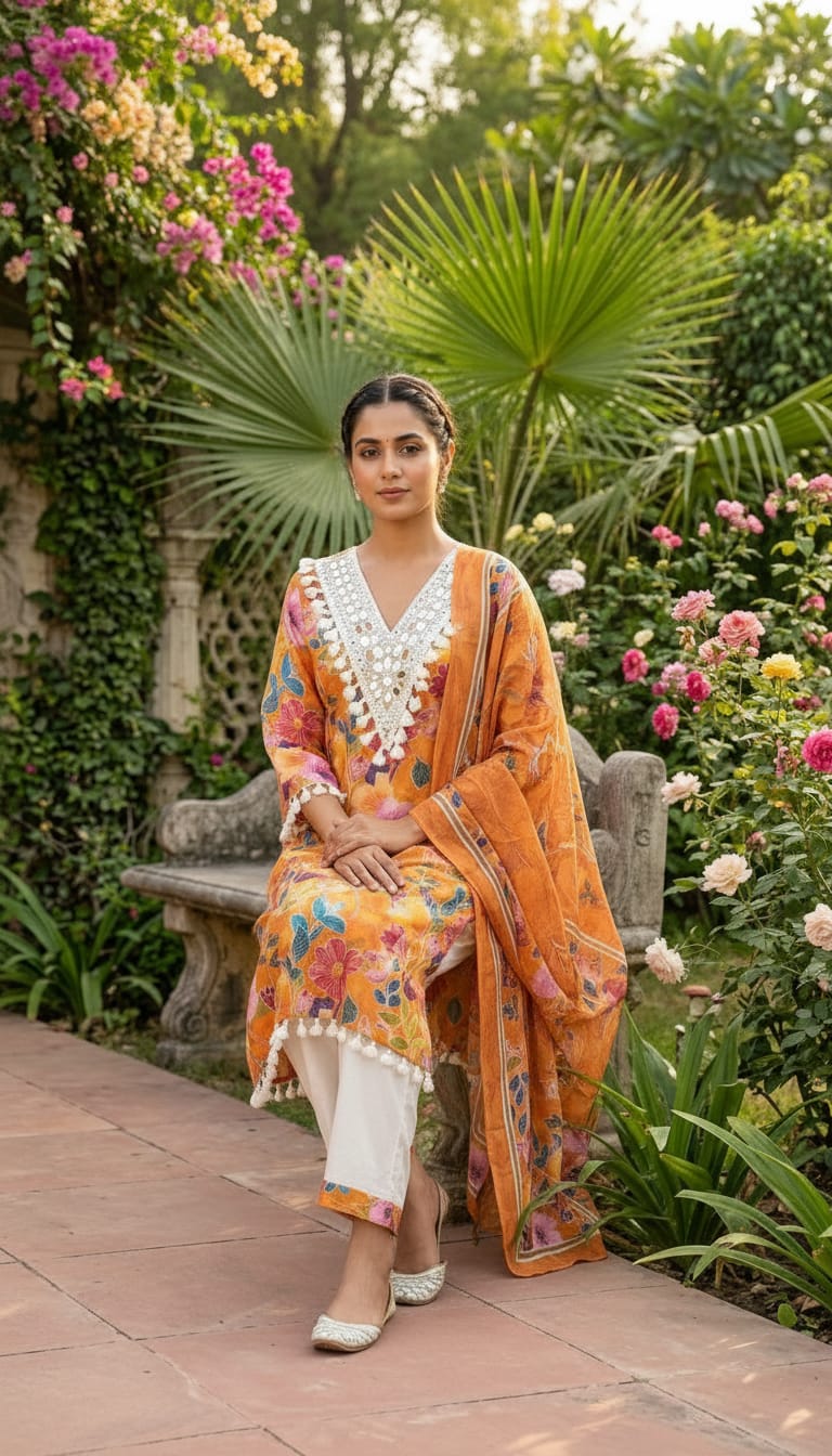 PURE COTTON PAKISTANI DESIGNER SUIT