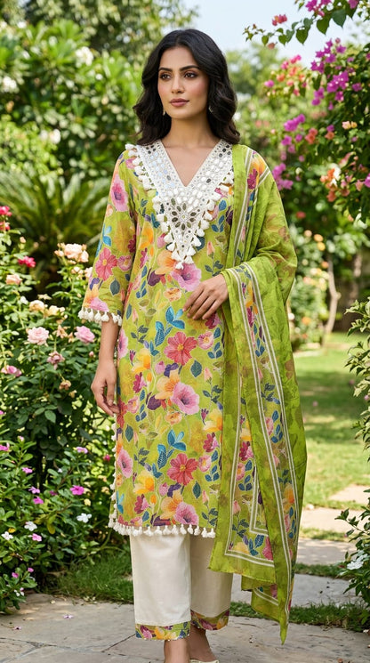PURE COTTON PAKISTANI DESIGNER SUIT