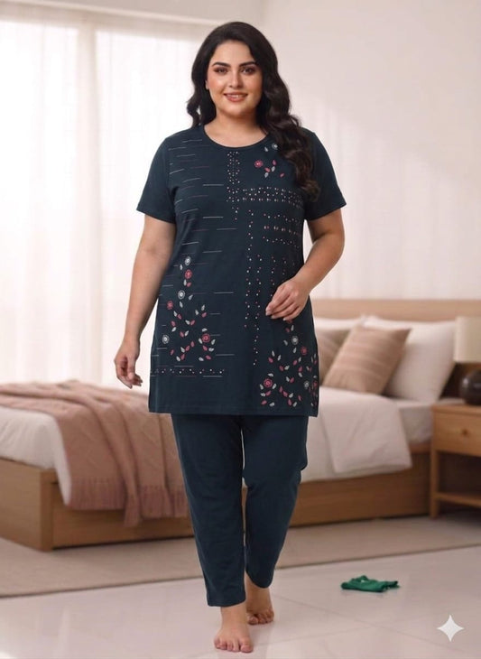 PURE COTTON NIGHT SUIT (DESIGN NO-1)