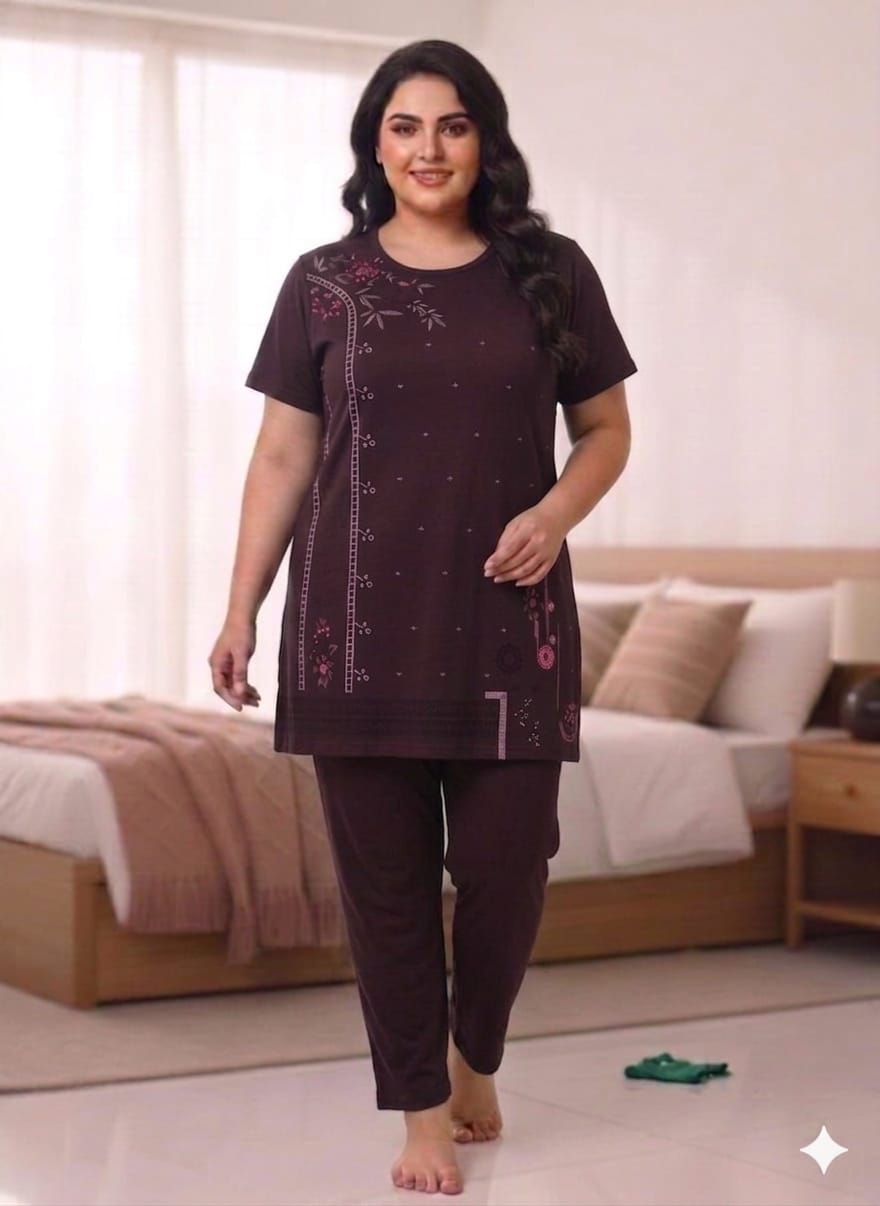 PURE COTTON NIGHT SUIT (DESIGN NO-2)