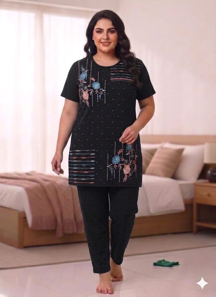 PACK OF 8 COTTON NIGHT SUITS FOR WOMEN