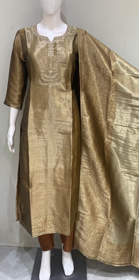 GOLDEN KANCHIVRM OMBRE DESIGNER SUIT