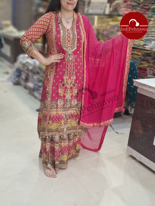 3 PICS SET PARTYWEAR SUIT